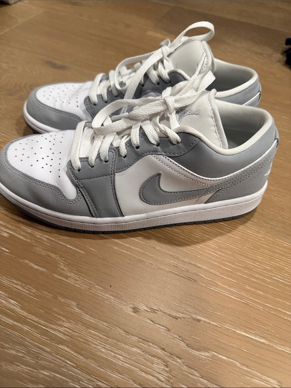 Air Jordan Women’s Sneakers in White and Light Gray
